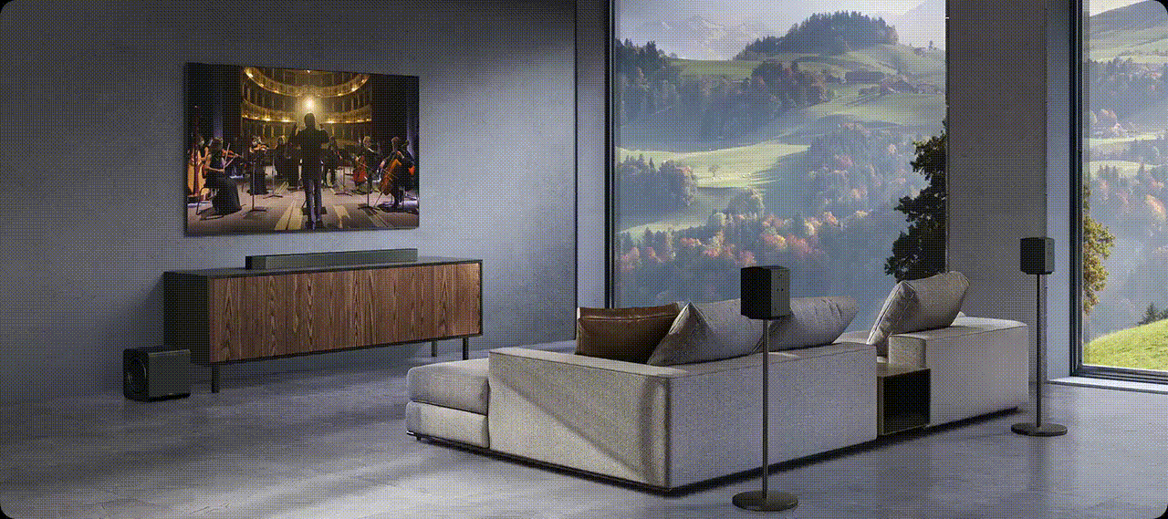 Πραγματικός 11.1.4ch Surround ήχος