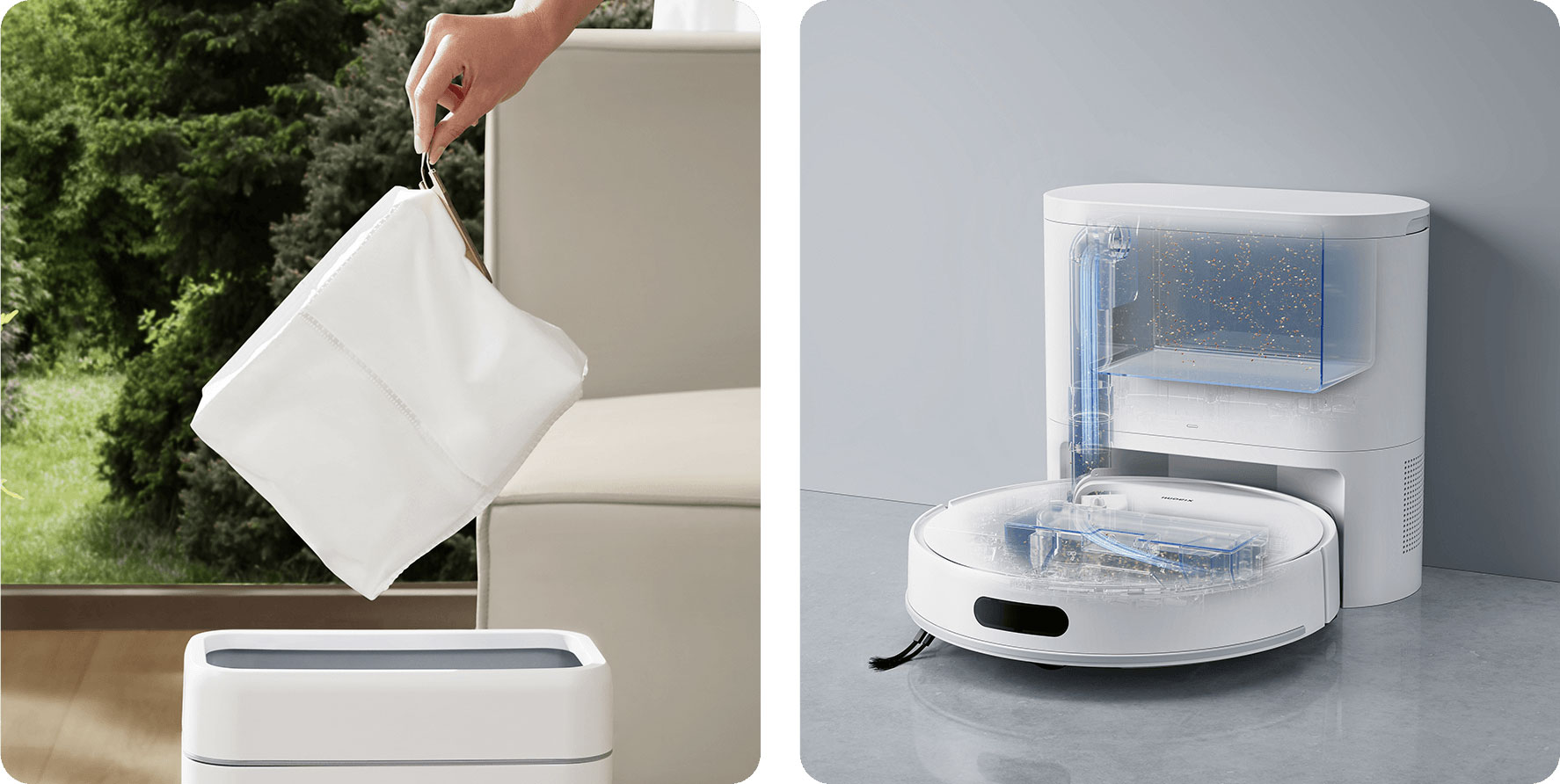 Μεγάλης χωρητικότητας κάδος σκόνης 4 λίτρων Αυτόματη συλλογή σκόνης υψηλής απόδοσης